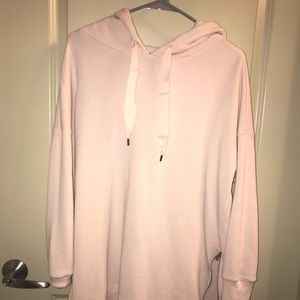 AERIE pink hoodie dress